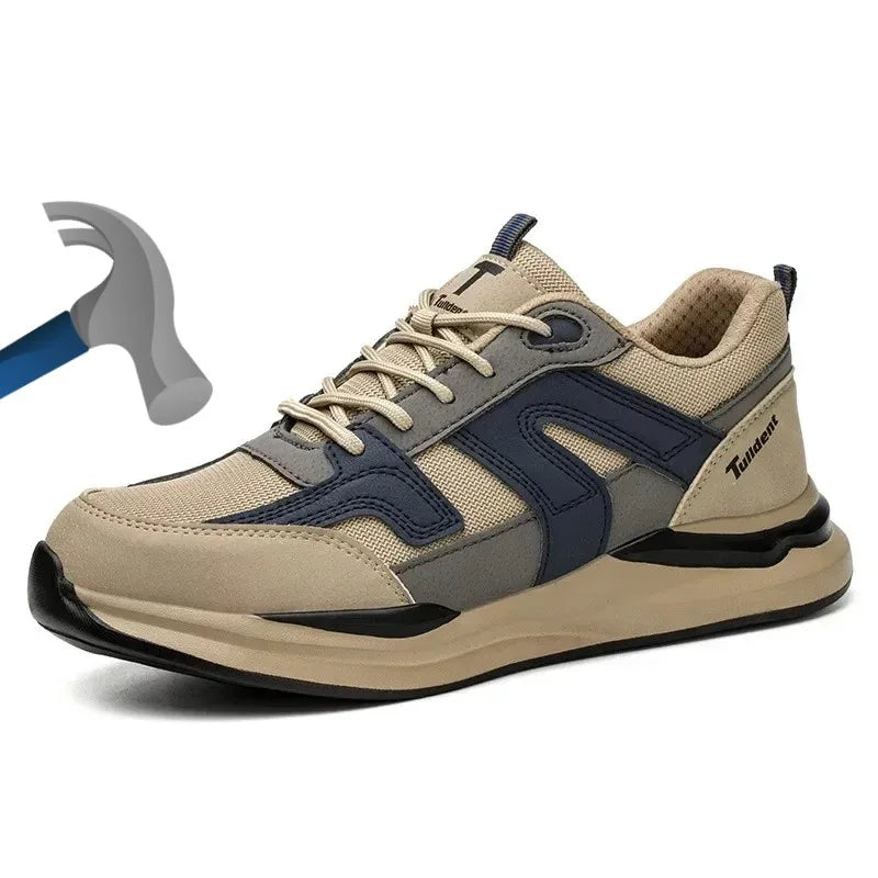 Work Sneakers Steel Toe Shoes Men Safety Shoes Puncture-Proof Work Shoes Boots Indestructible Footwear Security Lightweight