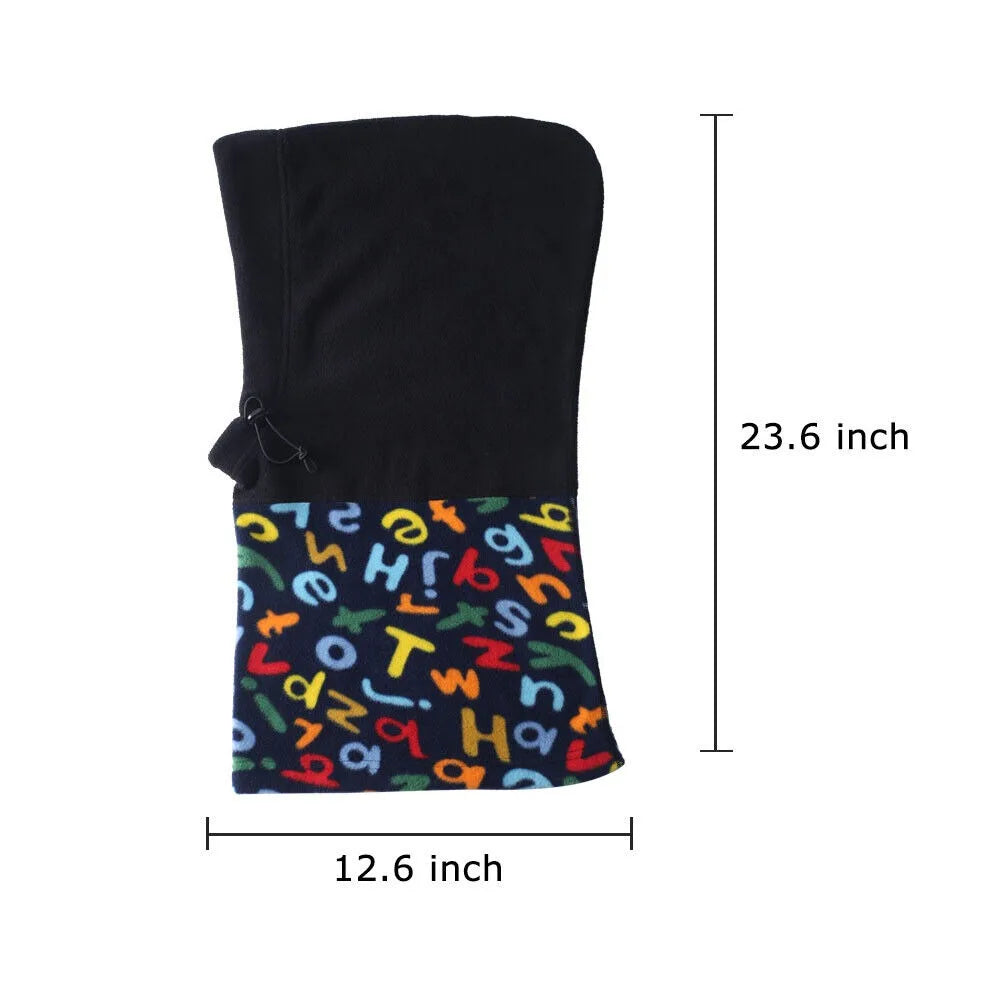 Winter Adjustable Windproof Hat Thermal Fleece Face Mask Hood Beanies for Cold Weather Warmer Full Face Ski Mask Caps