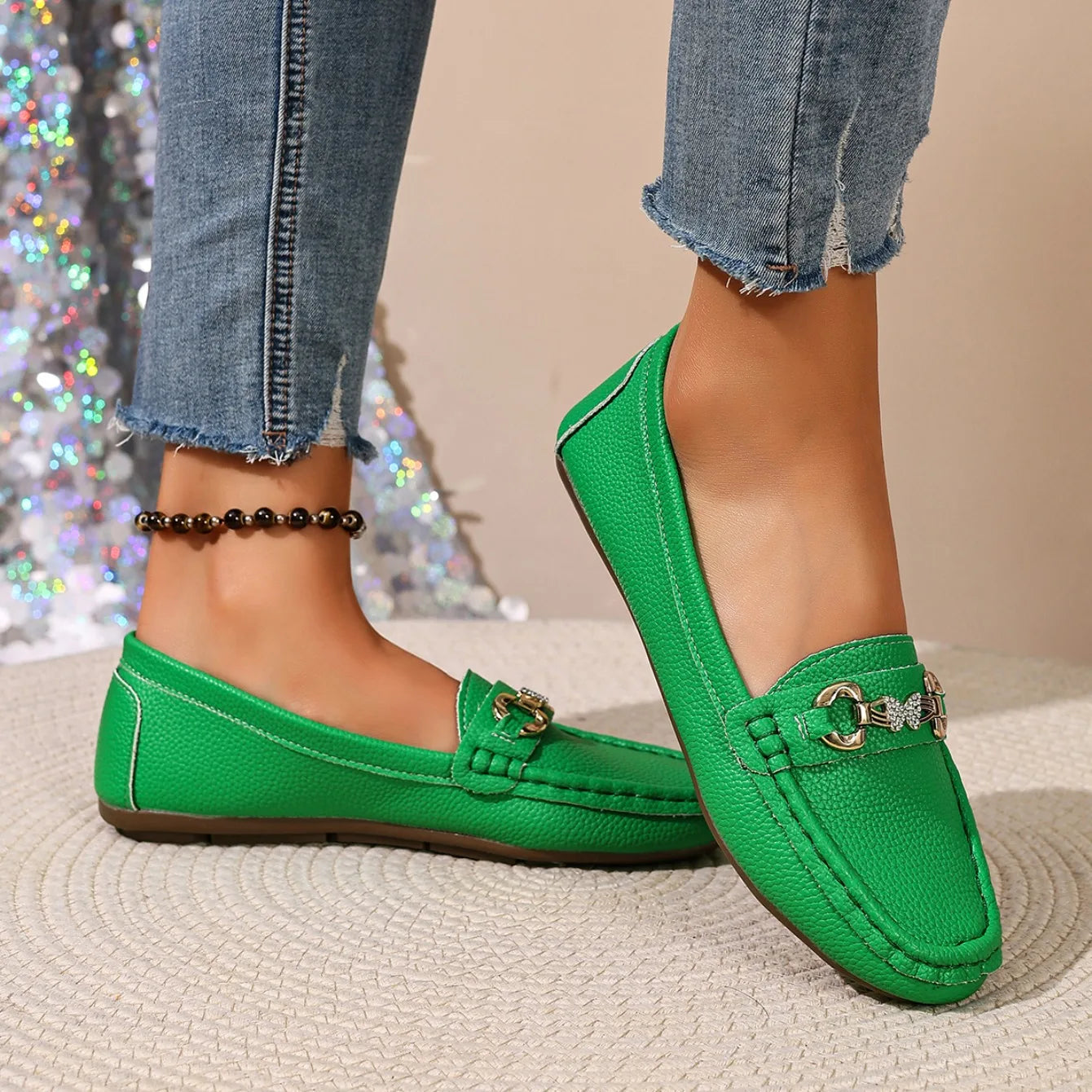 2026 New Women Flats Spring Autumn Casual Slip on Mary Jane Shoes Fashion Sneakers Women Round Toe Solid Soft Sole Flat Loafers