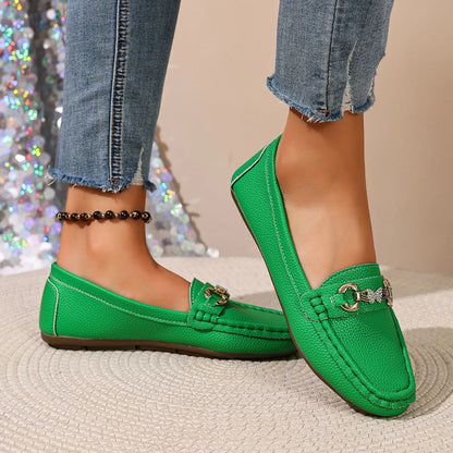2026 New Women Flats Spring Autumn Casual Slip on Mary Jane Shoes Fashion Sneakers Women Round Toe Solid Soft Sole Flat Loafers