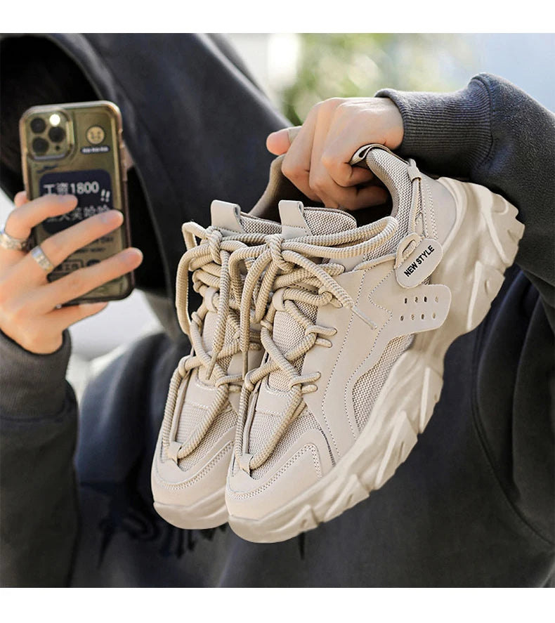 Men‘s Casual Sneakers new High Quality Comfortable Versatiled white shoes Outdoor Running Four Seasons Luxury Men platform shoes