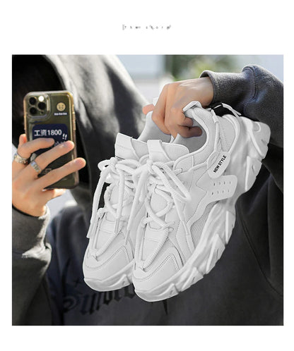 Men‘s Casual Sneakers new High Quality Comfortable Versatiled white shoes Outdoor Running Four Seasons Luxury Men platform shoes