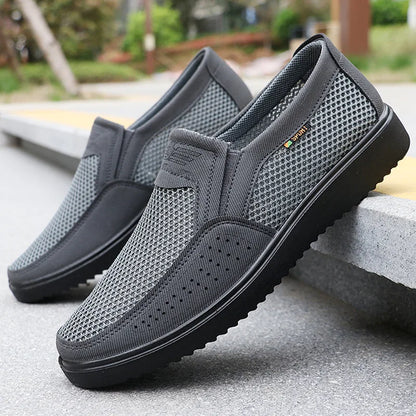 Men's Casual Shoes Comfortable Sneakers Summer Breathable Men Loafers Non-slip Lightweight Men Shoes Outdoor Mesh Walking Shoes