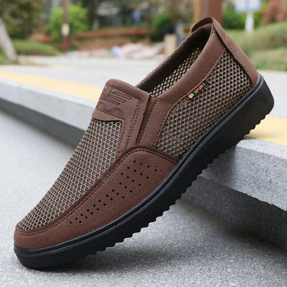Men's Casual Shoes Comfortable Sneakers Summer Breathable Men Loafers Non-slip Lightweight Men Shoes Outdoor Mesh Walking Shoes