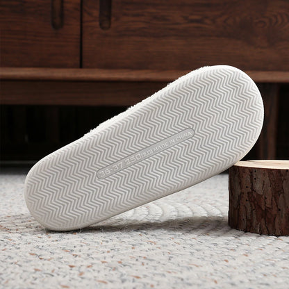 Plush Dog Slippers Fuzzy Indoor Slippers Anti Slip Closed Toe Slippers Comfortable Funny Corgi Dog Slippers for Indoor Bedroom