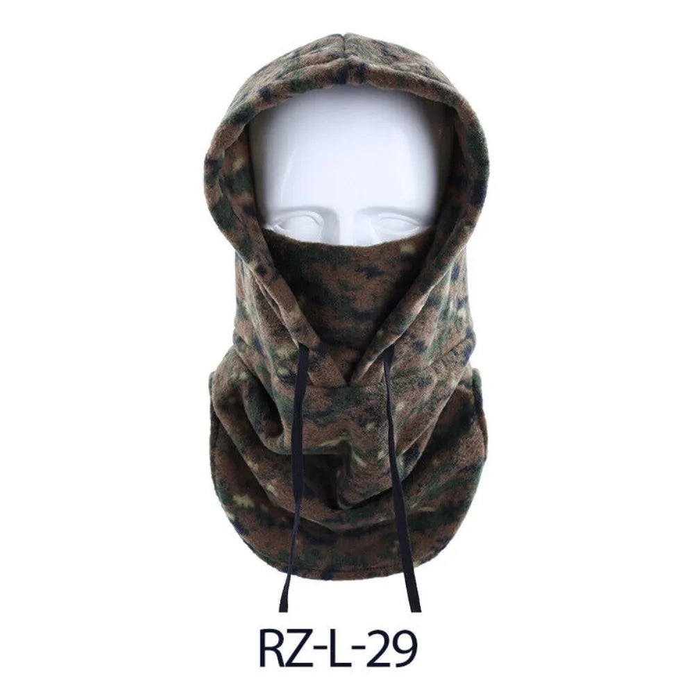 Winter Thermal Full Face Mask Cover Hoods CS Hat Ski Cold Weather Balaclava Polar Fleece Hat Hooded Neck Warmer Cycling Cap