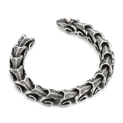 11mm Dragon Chain Bracelet & Necklace - Stainless Steel 316L - KN10315-D