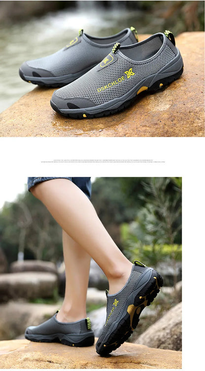 Men's Summer Sports Shoes Anti-skid and Wear-resistant Soles New Discount Shoes for Outdoor Hiking Casual and Breathable Shoes