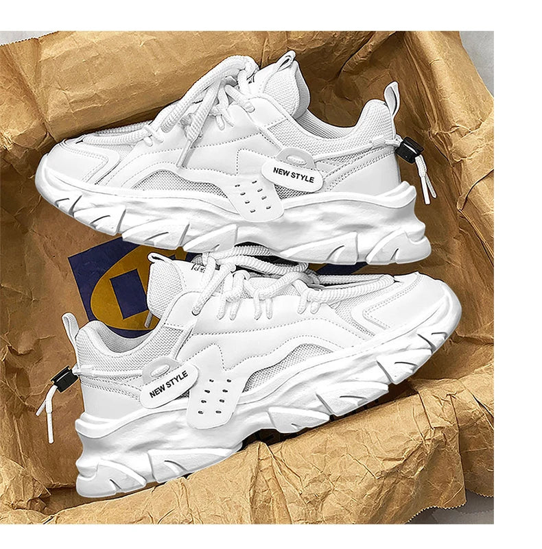 Men‘s Casual Sneakers new High Quality Comfortable Versatiled white shoes Outdoor Running Four Seasons Luxury Men platform shoes