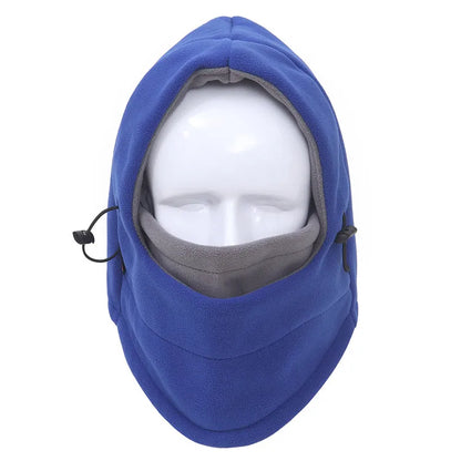 Winter Fleece Windproof Balaclava Motorcycle Hood Full Face Mask Cap Neck Warmer Thermal Beanie Hat Bike Cycling Ski Hiking