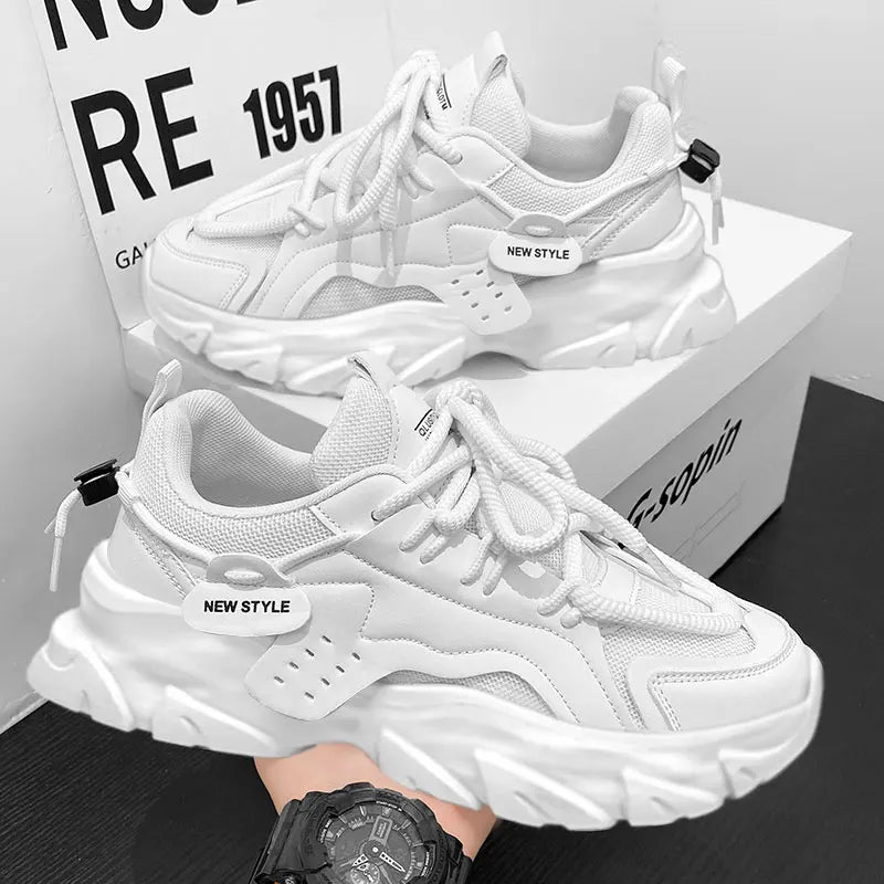 Men‘s Casual Sneakers new High Quality Comfortable Versatiled white shoes Outdoor Running Four Seasons Luxury Men platform shoes