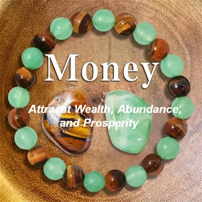 Prosperity and Abundance Healing Bracelet - Relaxation, success enhancement bracelet, personal strength and health