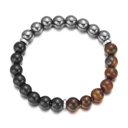 Bring Good Luck and Attract Wealth Natural Stone Bracelet Energy Meditation Bracelet Friendship Jewelry Gift Stretch Bracelet