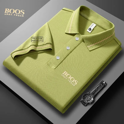 BOOS HRDA FREAR Metal logo Fashion  Plush Spring and AutumnSweater  Loose Oversize Sports Top   Long Sleeve  embroidery