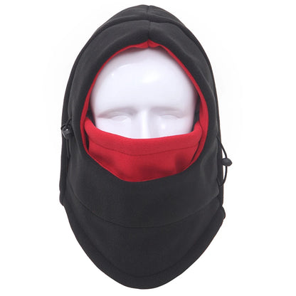 Winter Fleece Windproof Balaclava Motorcycle Hood Full Face Mask Cap Neck Warmer Thermal Beanie Hat Bike Cycling Ski Hiking
