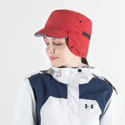Winter Warmer Earmuffs Hat Fur Windproof Cold Weather Cap Ski Snow Hood with Ear Flaps for Men Women