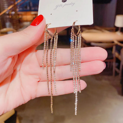 New Vintage Statement Gray Crystal Leaf Earrings for Women Fashion Unique Accessories Party Jewelry Birthday Anniversary Gifts