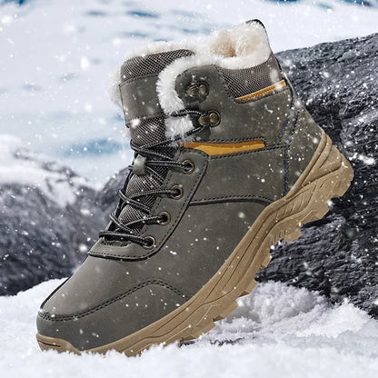 men boots 2025 New Winter Slippers Warm Men Shoes Waterproof Non-Slip Plush Sneakers Male tenis shoes Boots Men Sneakers Winter