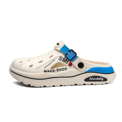 Summer Men Slippers Classics EVA Insole Men Shoes Arch Support Waterproof  Garden Clogs For Men Beach Shoes