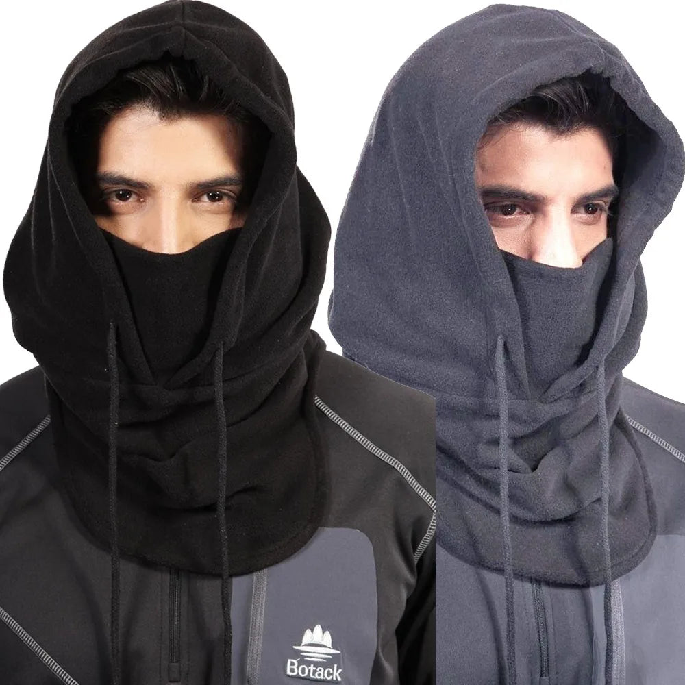Winter Thermal Full Face Mask Cover Hoods CS Hat Ski Cold Weather Balaclava Polar Fleece Hat Hooded Neck Warmer Cycling Cap