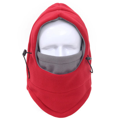 Winter Fleece Windproof Balaclava Motorcycle Hood Full Face Mask Cap Neck Warmer Thermal Beanie Hat Bike Cycling Ski Hiking
