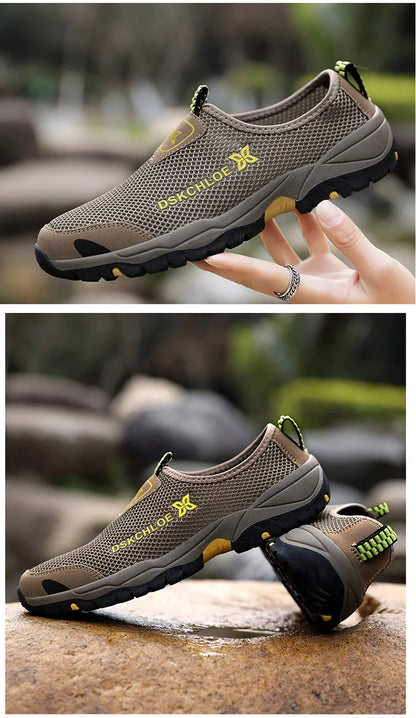 Men's Summer Sports Shoes Anti-skid and Wear-resistant Soles New Discount Shoes for Outdoor Hiking Casual and Breathable Shoes