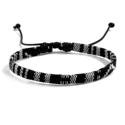 12Pcs Nepal Ethnic Colorful Bracelet Set For Women Bohemia Fabric Braided Rope Wristbands Men Bangle Fashion Summer Jewelry