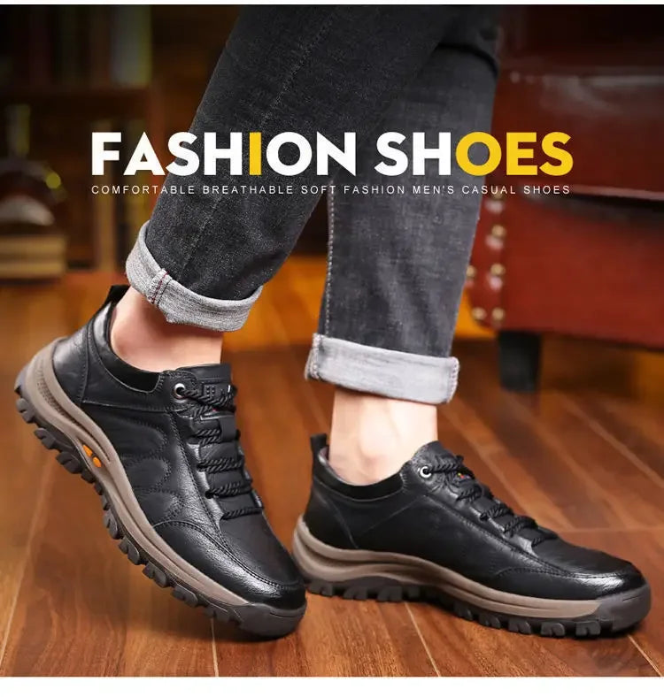 2024 men's shoes Street Trendy Running Non-Slip Outdoor Lace up hiking shoes casual sports shoes Large size mens sneakers