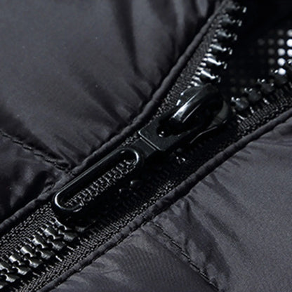 Winter Women Usb Heating Jackets Smart 8 Heated Stand Collar Hooded Warm Eletric Coat Thick Short Puffer Jakcet For Men Women