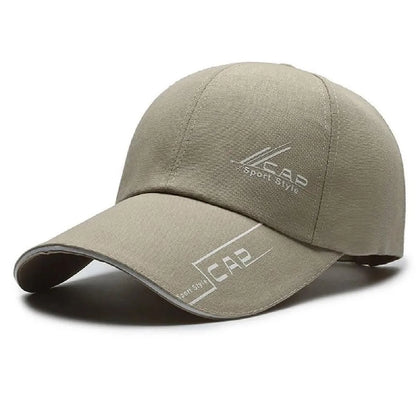 Summer Outdoor Sports Cap Golf Fishing Hat Quick Drying Sun Hat Adjustable Unisex Baseball Cap For Women Men Duck Tongue Hat