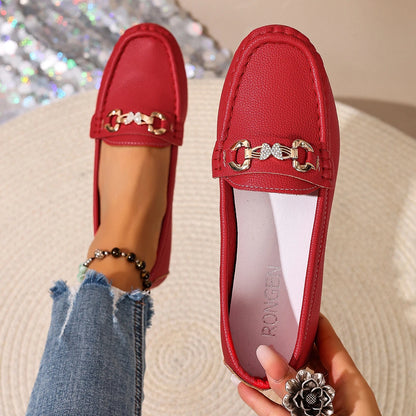 2026 New Women Flats Spring Autumn Casual Slip on Mary Jane Shoes Fashion Sneakers Women Round Toe Solid Soft Sole Flat Loafers