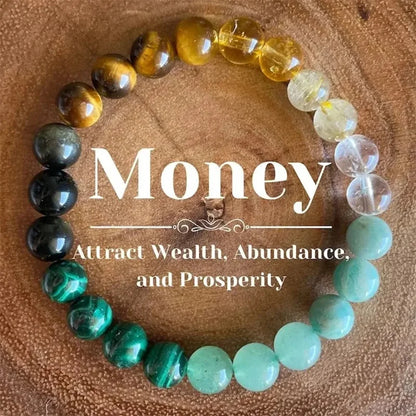 Prosperity and Abundance Healing Bracelet - Relaxation, success enhancement bracelet, personal strength and health