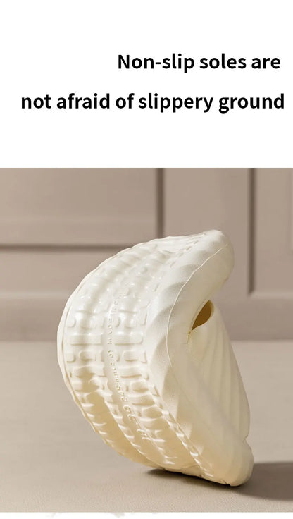 Platform Thick Bathroom Home Men Slippers Cloud Slippers Soft Sole Eva Outdoor Sandals Non-Slip Flip Flop Women Slippers