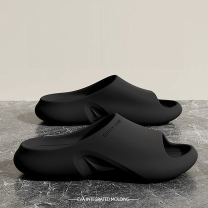 Comwarm Men Classic EVA Slippers Beach Shoes Fashion Men Sandals Large Size Indoor Outdoor Slippers Non-Slips Casual House Shoes