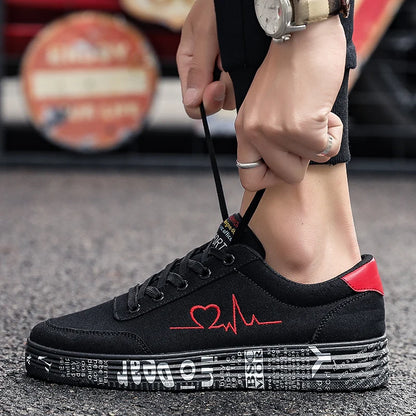 Women's Heart Design Sneakers for Women, Lace Up Soft Sole Platform Comfy Skate Shoes, Low-top Mid Top Valentine's Day Shoes, Me
