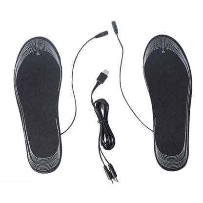 Winter Unisex Electric Foot Warmer Adjustable Temperature Rechargeable Heated Insoles Multifunctional for Fishing Hiking Camping