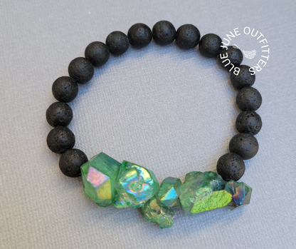 Aura Quartz Stretch Bracelet