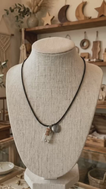 Faith Bottle Choker | Handmade Boho Wish Necklace